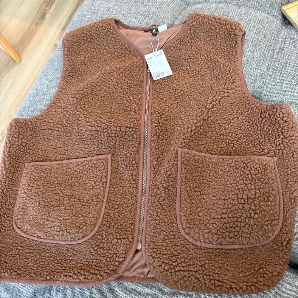 Teddy Fleece Vest